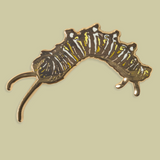 Monarch Caterpillar Enamel Pin