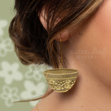 Retro Pyrex Bowl Earrings