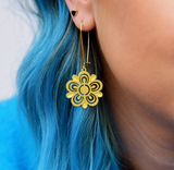 Retro Pyrex Flower Earrings