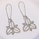 Trillium Flower Earrings