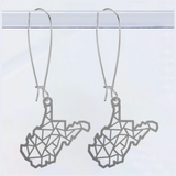 Geometric WV Earrings - Full Circle Gifts & Goods