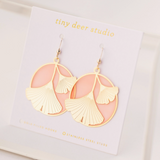 Translucent Ginkgo Earrings