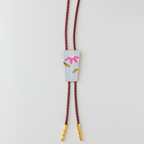 Echinacea Bolo Tie