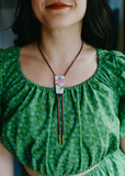Echinacea Bolo Tie