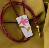 Echinacea Bolo Tie