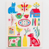 Scandinavian Icons 12 Month Monthly Planner