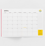 Scandinavian Icons 12 Month Monthly Planner