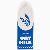 Oat Milk Carton Ceramic Vase