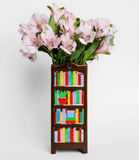 Bookshelf Ceramic Vase