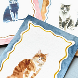 Mini Watercolor Painting Kit - Cats