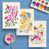 Watercolor Painting Kit - Wildflowers No. 1