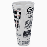 Newspaper Ceramic Vase