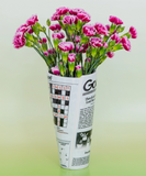 Newspaper Ceramic Vase