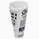 Newspaper Ceramic Vase