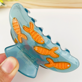 Hair Claw - Transparent Goldfish Bowl