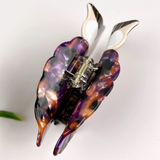Hair Claw - Purple Owl
