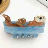 Hair Claw - Swimming Otter