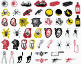 Blue Q Sticker Set - Horror Stuff