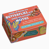 Blue Q Sticker Set - Butterflies + Moths