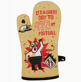 Oven Mitt - It's A Great Day To Yell At Football
