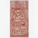 Woven Dish Towel - Boss Kitty