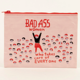 Bad Ass Woman Who Takes Care Of Everyone Zipper Pouch