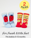 Blue Q Baby Socks - Total Chunk / Run This Town