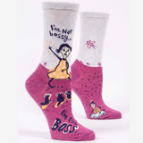 Blue Q Women's Crew Socks - I'm Not Bossy...
