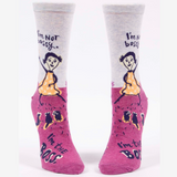 Blue Q Women's Crew Socks - I'm Not Bossy...