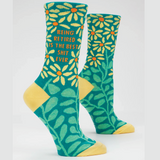 Blue Q Women's Crew Socks - Being Retired Is The Best Shit Ever