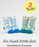 Blue Q Baby Socks - Great With Parents / I'm Not Fussy