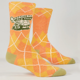 Blue Q Men's Crew Socks - Crotchety Old Fuck