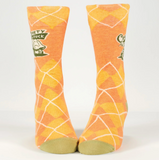 Blue Q Men's Crew Socks - Crotchety Old Fuck
