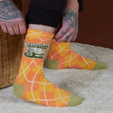 Blue Q Men's Crew Socks - Crotchety Old Fuck
