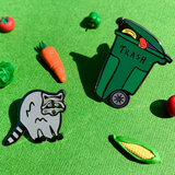 Trash Panda Enamel Pin Set