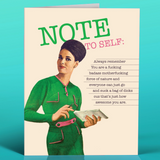 Note To Self Card