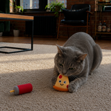 Catnip Cat Toy - 2 Pizza Slices + A Drink