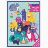 Cat Party Greeting Card Puzzle