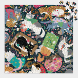 Catmas Chaos 500 Piece Foil Puzzle