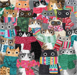 Wintry Cats 500 Piece Puzzle