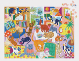 Cozy Cat Club 1000 Piece Family Puzzle