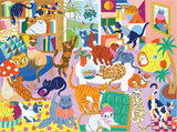 Cozy Cat Club 1000 Piece Family Puzzle