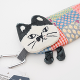 Kusuguru Japan Cat Multi-Pouch with Carabiner