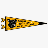 Tyler Childers Bitin' List Pennant Sticker