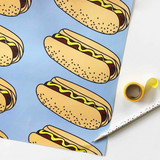 Wrapping Paper Sheet - Hot Dogs