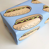 Wrapping Paper Sheet - Hot Dogs