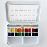 Watercolor Paint Set 18 Colors With Brush