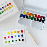 Watercolor Paint Set 18 Colors With Brush