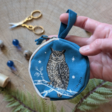 Night Owl Coin + Trinket Bag