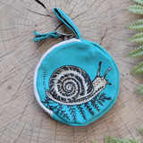 Snail Coin + Trinket Bag